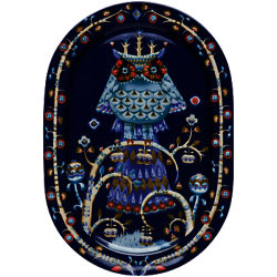 Iittala Blue Taika Dinner Platter, Dia.41cm